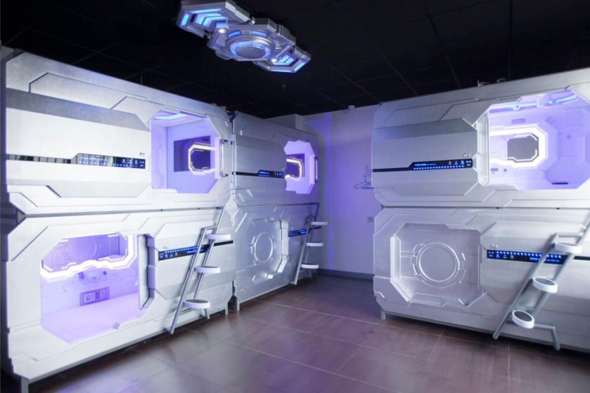 Zhuhai Dreamers Capsule Hotel Buitenkant foto